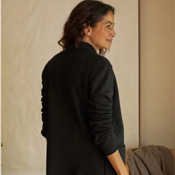 NWT Frank & Eileen Dublin Black Sweatshirt Blazer, size XS - Picture 4 of 12